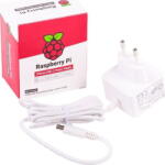 Raspberry Pi Alimentator Pi 5.1V / 3A PSU, Alb, Bulk (RB-Netzteil4-W) - pcone