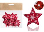 Iris fa csillag 12db piros hópihe 4 cm (060691) - bestbyte