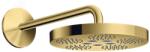 Hansgrohe One cap de duș cu braț 28x28 cm rotund auriu 48491990 (48491990)
