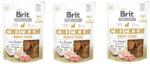 Brit Jerky Snack Monede de pui cu carne cu insecte 3x80g