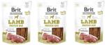 Brit Jerky Snack Bar cu proteine din carne de miel 3x80g