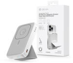 DEVIA Extreme Speed Series 3in1 Magnetic Wireless PD 20W powerbank/állvány - 10.000 mAh - fehér - mobilehome