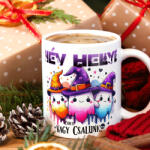 Deconline Customs Egyedi neves Halloweeni bögre Csokit vagy csalunk, személyre szabható 330 ml (DO126184-CERAMIC-MUG)