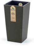 Prosperplast Ghiveci URBI SQUARE ECO WOOD cafea 24cm