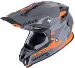 Scorpion VX-16 EVO AIR ROD motokrossz bukósisak szürke-narancssárga
