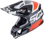 Scorpion VX-16 EVO AIR ANALOG motokrossz bukósisak fekete-piros