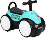  Masinuta Peppa Pig cu lumini colorate si muzica, Albastra, Compartiment de stocare sub sezut