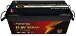 Perfektium akkumulátor/akku LiFePO4 PL 200Ah 12.8V 2560Wh Lítium-vasfoszfát Intelligens BMS (PL-128V-200Ah)