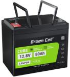 GreenCell Green Cell akkumulátor/akku LiFePO4 80Ah 12.8V Lítium-vasfoszfát, fotovoltaikus, napelemes rendszerekhez (GC-36192)