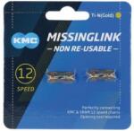 KMC Lánc KMC MISSINGLINK patentszem 11/128 12 speed 2 db/csomag!