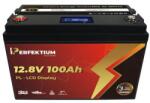 Perfektium akkumulátor/akku LiFePO4 PL 100Ah 12.8V 1280Wh Lítium-vasfoszfát Intelligens BMS (PL-128V-100Ah)