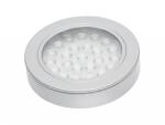 GTV LD-VA24NE-53 Süllyesztett ezüst LED-es lámpatest Vasco távolsággal, 12V DC, 1.7W, 24 SMD3528, nulla, 200cm kábel (LD-VA24NE-53)