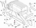 FIAT eredeti Tolóajtó díszléc fekete FIAT DUCATO IV (06-) (735684300)