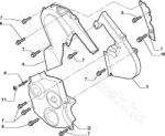 FIAT eredeti Vezérmű burkolat alsó részelem CITROËN JUMPY I (-07) (9642282880)