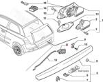 FIAT eredeti Hátsó ajtó zár (stilo 3p) FIAT STILO (46845813)