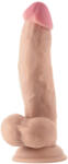 Shaft Dildo din Silicon cu Testicule Shaft Model N 21.5 cm Pine Dildo