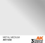 AK Interactive Metal Medium Acrylic Paint 17ml (AK11232)