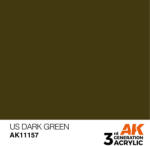 AK Interactive US Dark Green Acrylic Paint 17ml (AK11157)