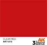 AK Interactive Clear Red Acrylic Paint 17ml (AK11213)