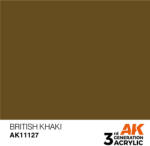 AK Interactive British Khaki Acrylic Paint 17ml (AK11127)