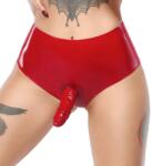 Late X Dildo-Slip aus Latex Marime XL
