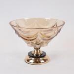 Romantic Home Fructiera din sticla Golden 29 cm x 13 cm (754-11024) Tava