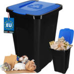 Kotarbau Coș de gunoi cu capac albastru 50 l (P677) Cos de gunoi