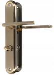 KOTARBAU Wc mâner de ușă cu mâner de ușă de 90mm lung escutcheon patina (J682)