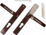 KOTARBAU Mâner de ușă universal set de mâner cu ax lung gaura cheii 72mm maro (E499)