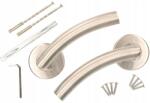 KOTARBAU Set de mânere de ușă 130mm inox din oțel inoxidabil (D094)