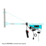 Detoolz Troliu electric (macara) 250kg, 450W, diametru fir 3mm, Detoolz DZ-C262 (DZ-C262)