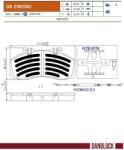DANBLOCK set placute frana, frana disc DANBLOCK DB 2983582 (DB 2983582)