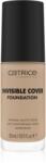 Catrice Invisible Cover Foundation hosszan tartó és erősen fedő alapozó matt hatással árnyalat 017N 30 ml