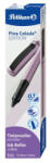 Pelikan Roller Pina Colada Edition 0.7 mm, corp striat, ambidextru, 1 rezerva albastra inclusa, Mov metalizat (824392)