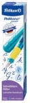 Pelikan Stilou pelikano junior, penita a, grip ergonomic, pentru dreptaci, culoare turcoaz, in cutie de carton (824835)