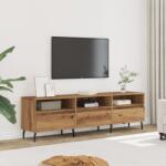 vidaXL kézműves tölgy színű szerelt fa TV-szekrény 150 x 30 x 44, 5 cm (857192)