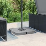 vidaXL 4 db napernyő alapkészlet keresztállvány napernyőhöz 100 kg PP (847447)