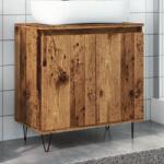 vidaXL antik fa színű szerelt fa fürdőszobaszekrény 58 x 33 x 60 cm (857217)