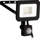 EGLO LED reflektor , 20W , természetes fehér , fekete , alumínium , üveg , mozgásérzékelős , IP44 , EGLO , ECO RANGE , RISACCA-E , 74015 (74015)