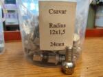 Kerékcsavar M12x1, 5 24mm Radius