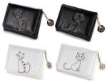 AFI Cicás hímzésű patentos pénztárca - 11x2x8 cm - többféle (IMO-AFI-100364)