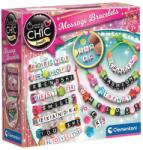 Clementoni Crazy Chic: Set pentru crearea brățărilor cu mesaje - Clementoni (18640)