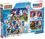 Clementoni Edukit: Sonic 4 în 1 colecție de jocuri - Clementoni (18318) Joc de societate