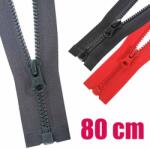  Műanyag cipzár GT0 nyitható 3K0-V4 80 cm - Piros 148