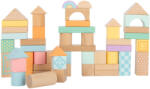 Legler Cuburi din lemn pastel 50 buc Set bricolaj copii