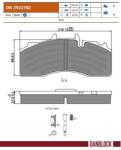 DANBLOCK set placute frana, frana disc DANBLOCK DB 2922782 (DB 2922782)