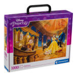 Clementoni Puzzle Clementoni din 1000 de piese - Frumoasa și Bestia, într-o valiză (39676) Puzzle