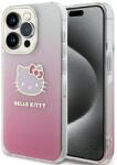 Hello Kitty iPhone 14 Pro Max Hello Kitty IML Gradient Electrop Kitty Head tok - rózsaszín