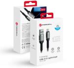 Forcell F-ENERGY C257 USB A - Lightning kábel 2, 4A 12W Cafule 1, 2 m fekete