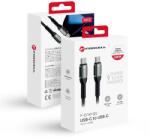 Forcell F-ENERGY C263 Type C to Type C QC4.0 PD 5A 240W Cafule 1, 2 m fekete kábel